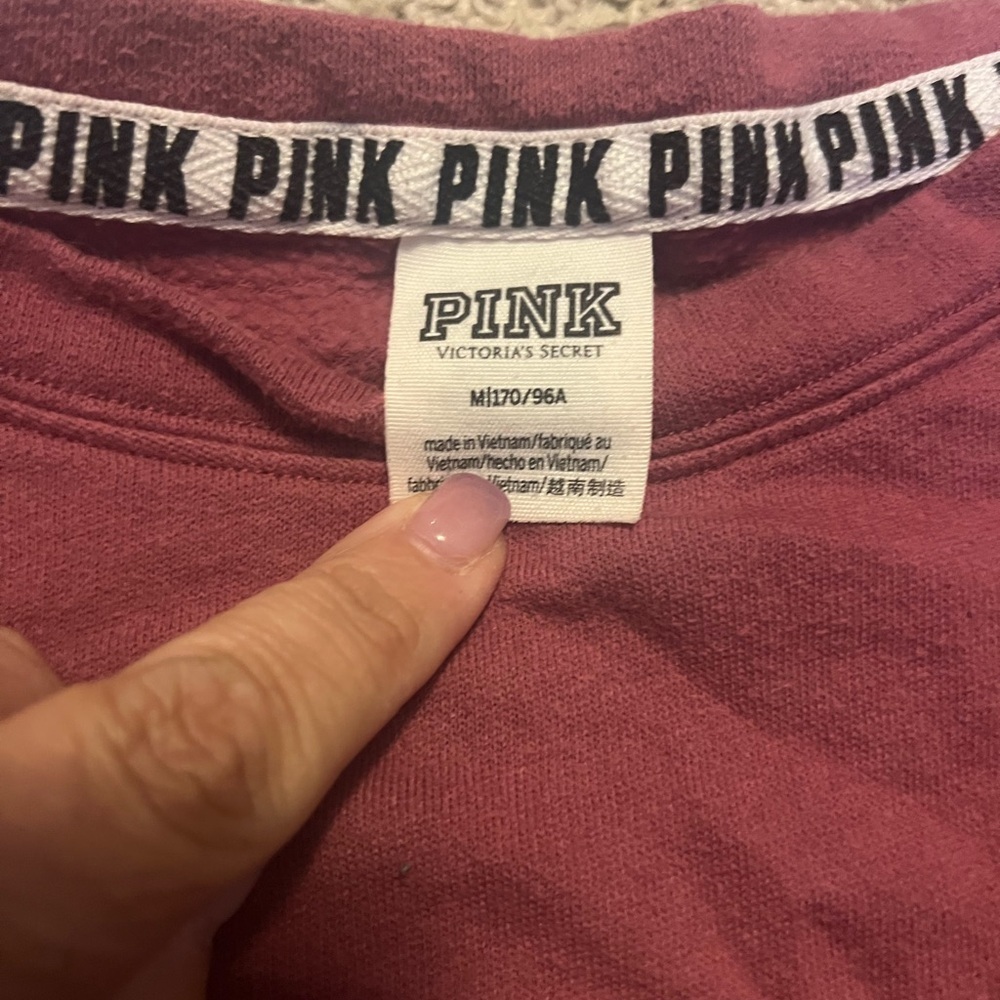 Pink by Victorias secrets mauve sweatshirt - Picture 2 of 2
